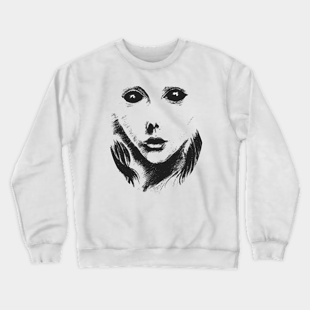 Creepy Love Crewneck Sweatshirt by Bornprints